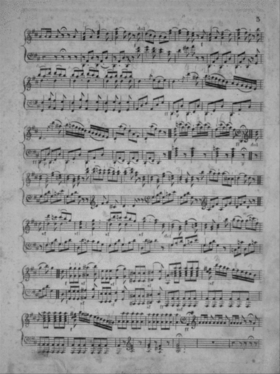 The Favorite Air of La Molinarella, or, Hope Told a Flattering Tale Piano Solo scores gallery preview page 3
