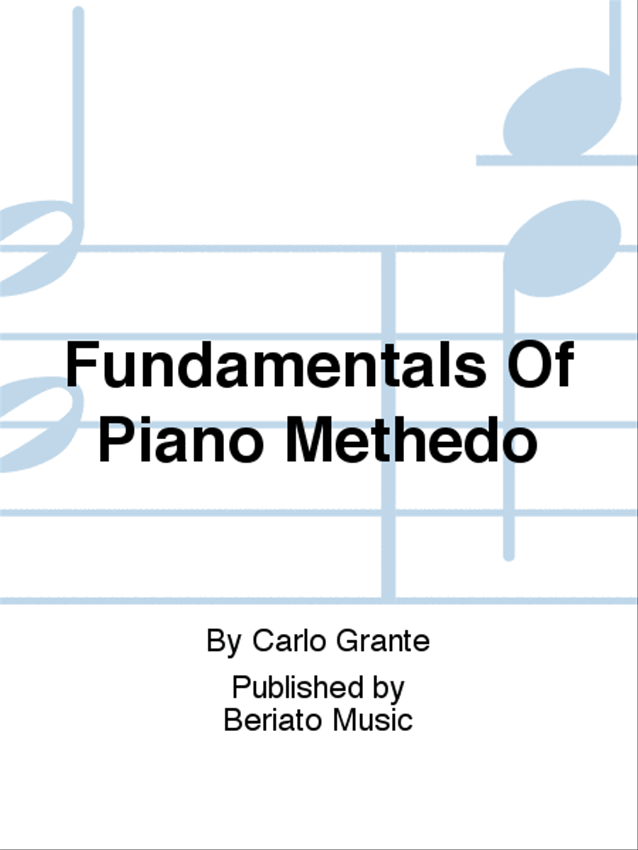 Fundamentals Of Piano Methedo Piano scores gallery preview page 1