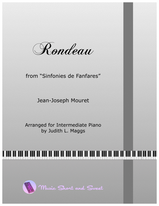 Mouret's Rondeau for intermediate piano