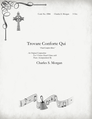 Trovare Conforto Qui ("Find Comfort Here") - for Three Octave Hand Chimes With Piano Accompaniment