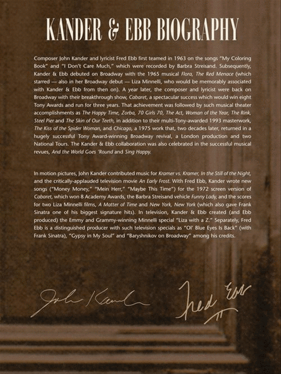 The Complete Cabaret Collection Piano, Vocal, Guitar scores gallery preview page 6