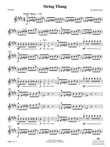 String Thang: Violin 1 - Grade 3