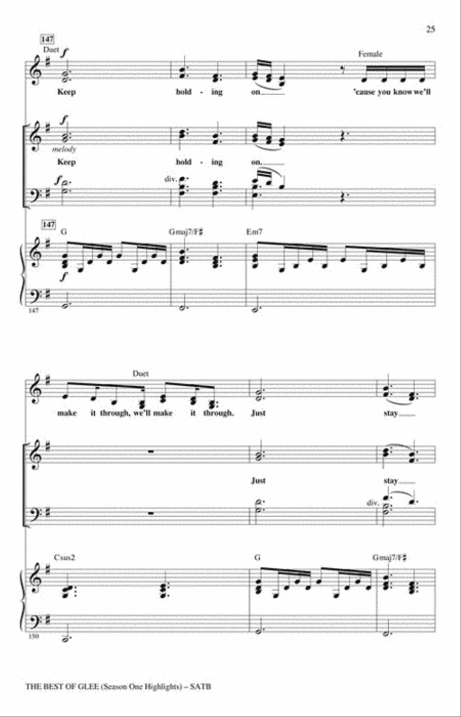 The Best of Glee Show Choir scores gallery preview page 4