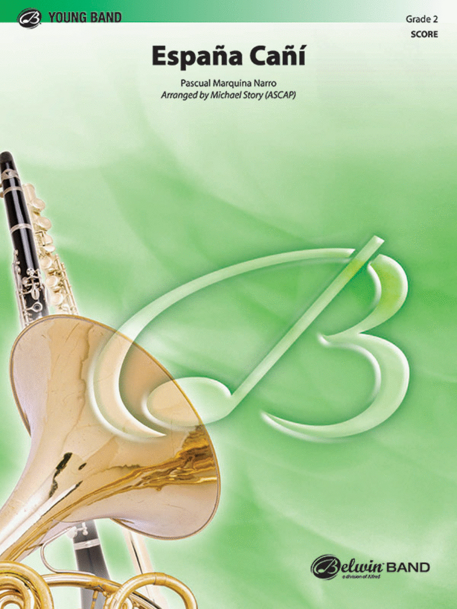 Espana Cani (score only) Concert Band scores gallery preview page 1