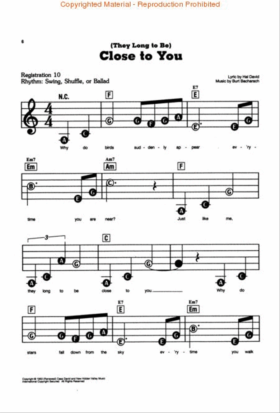 Carpenters Voice scores gallery preview page 2