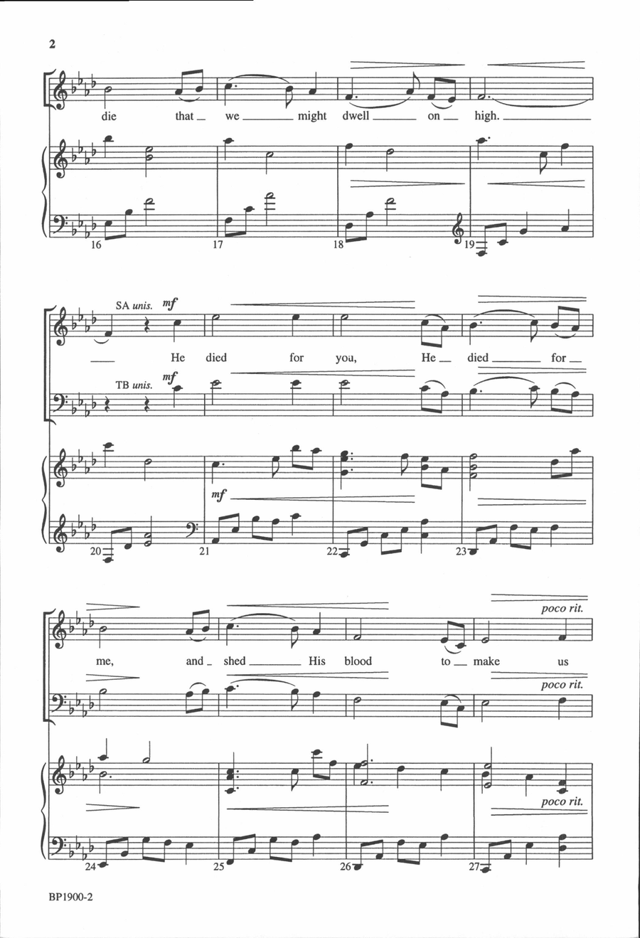 O Love Divine - Hudson 4-Part scores gallery preview page 3