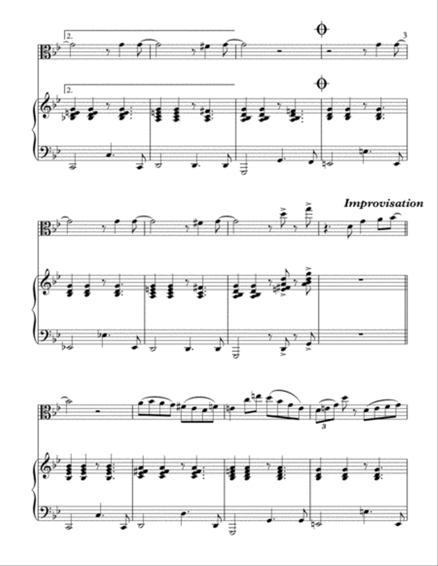 La Belle Dame Sans Regrets Viola scores gallery preview page 4