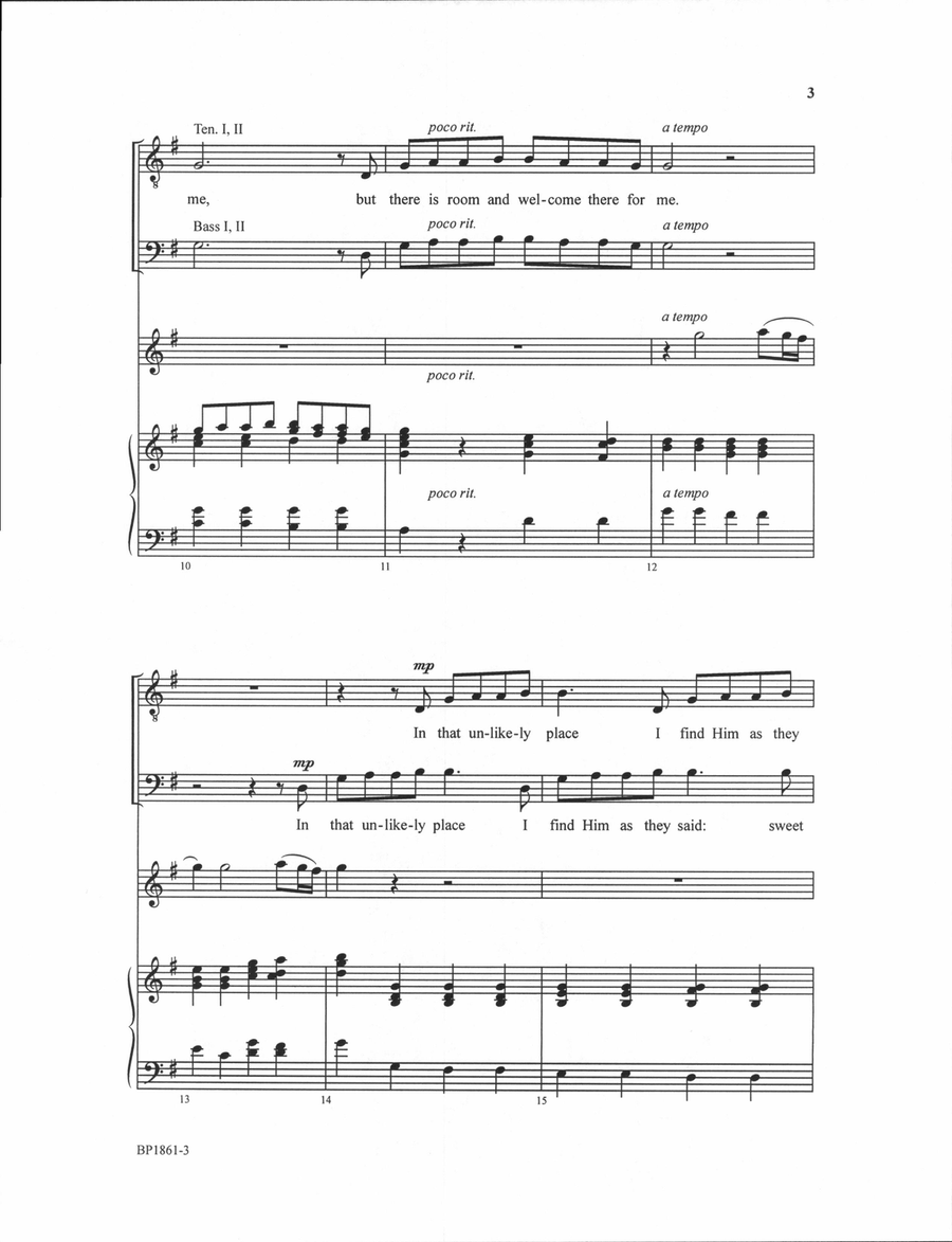 Where Shepherds Lately Knelt - TTBB TTBB scores gallery preview page 3