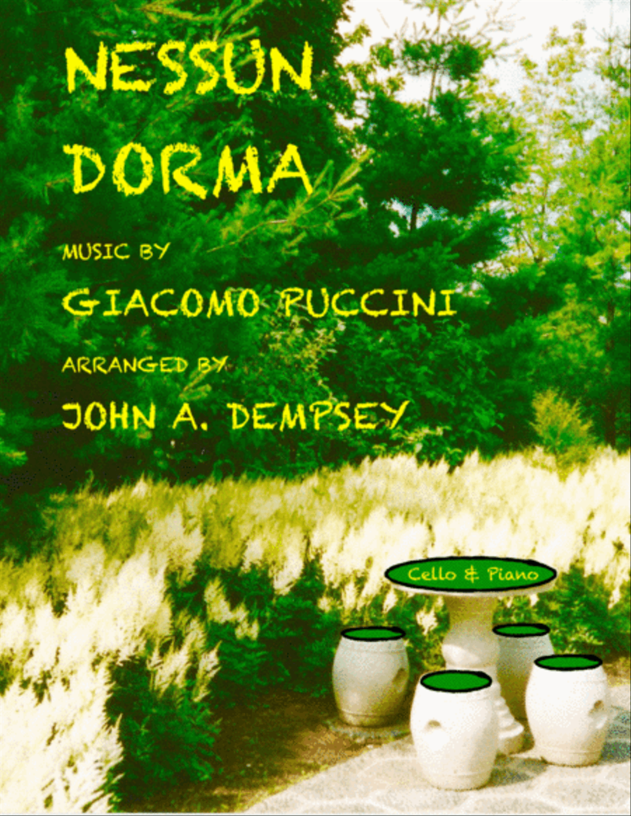 Nessun Dorma (Cello and Piano) Piano scores gallery preview page 1