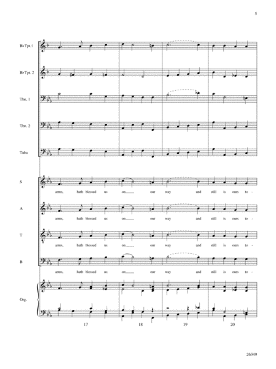 Thanksgiving Festival Choir scores gallery preview page 6