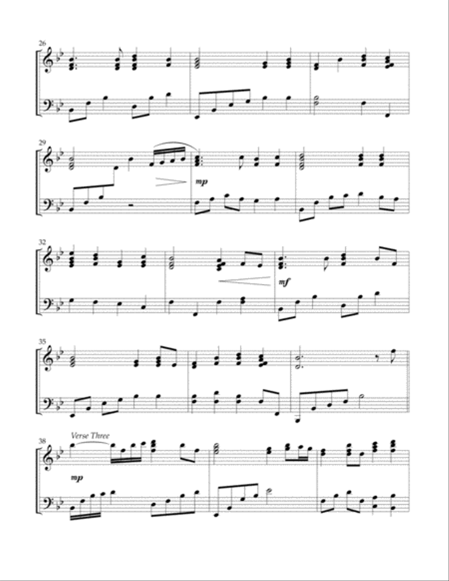 Stand Up, Stand Up For Jesus Piano Solo scores gallery preview page 4