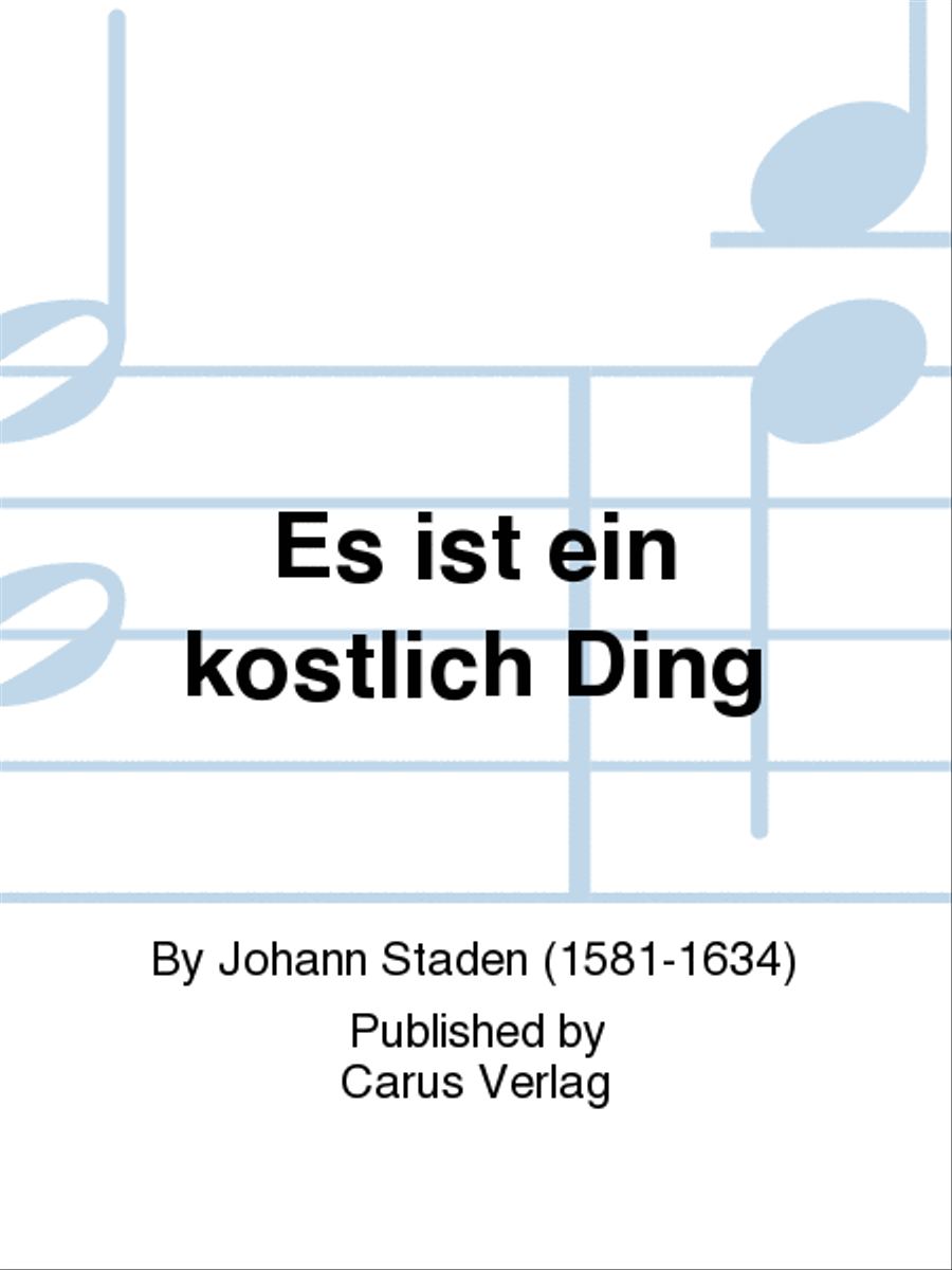 Es ist ein kostlich Ding SSA scores gallery preview page 1