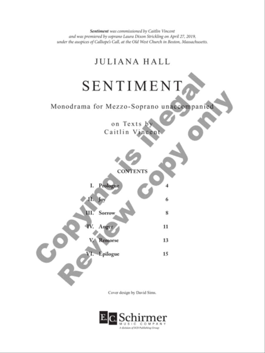 Sentiment A Cappella scores gallery preview page 2