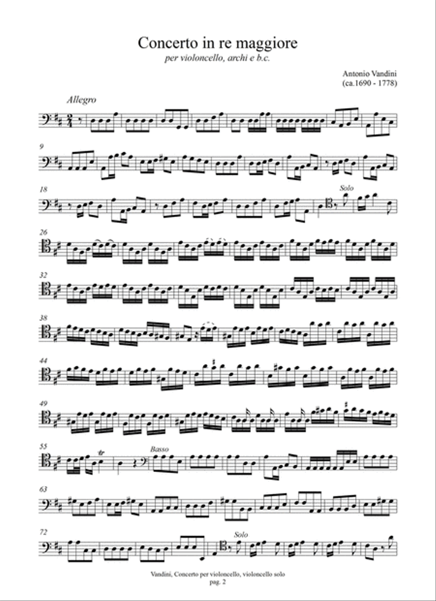 Concerto in re maggiore String Orchestra scores gallery preview page 3