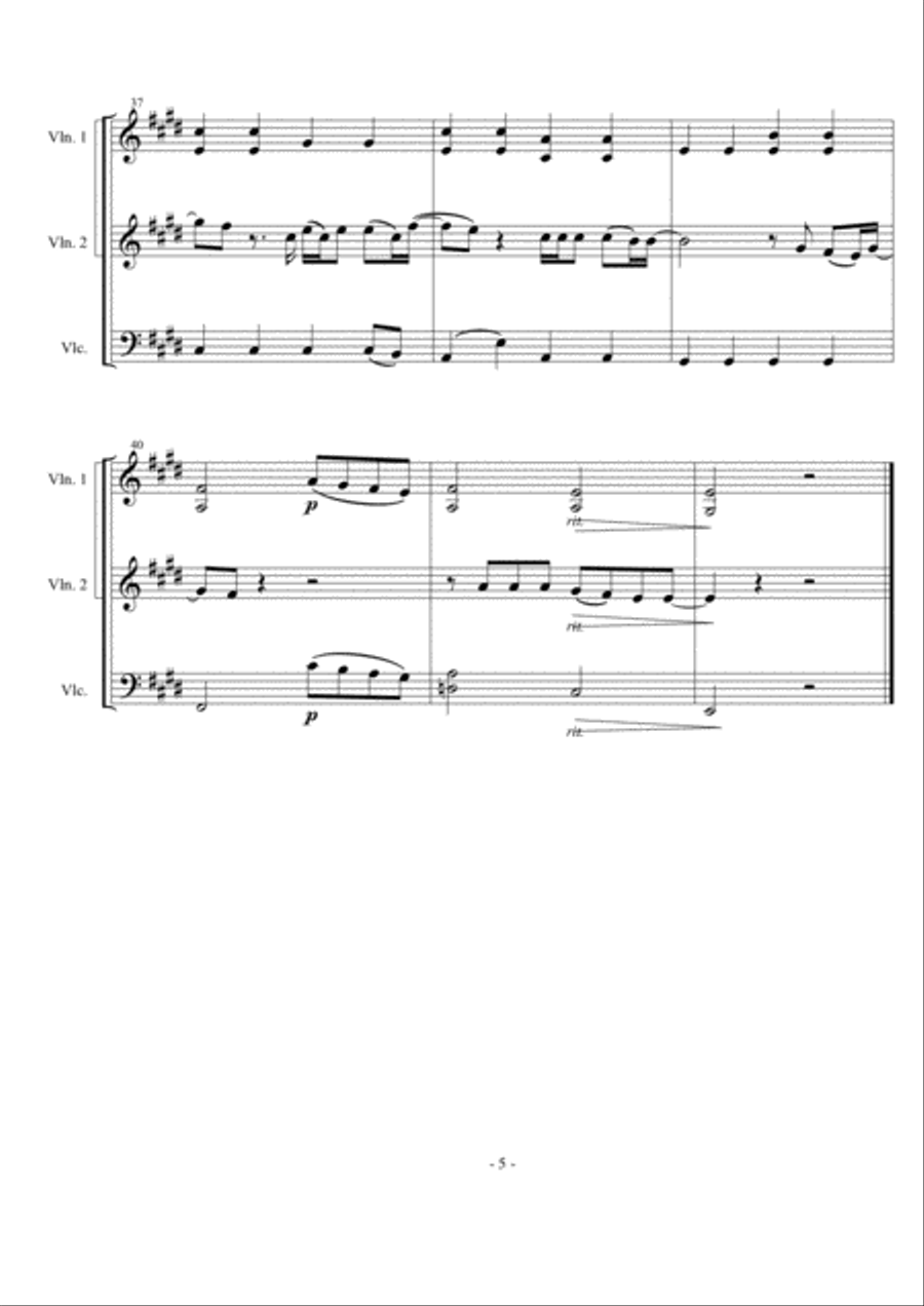 Angels String Trio scores gallery preview page 5