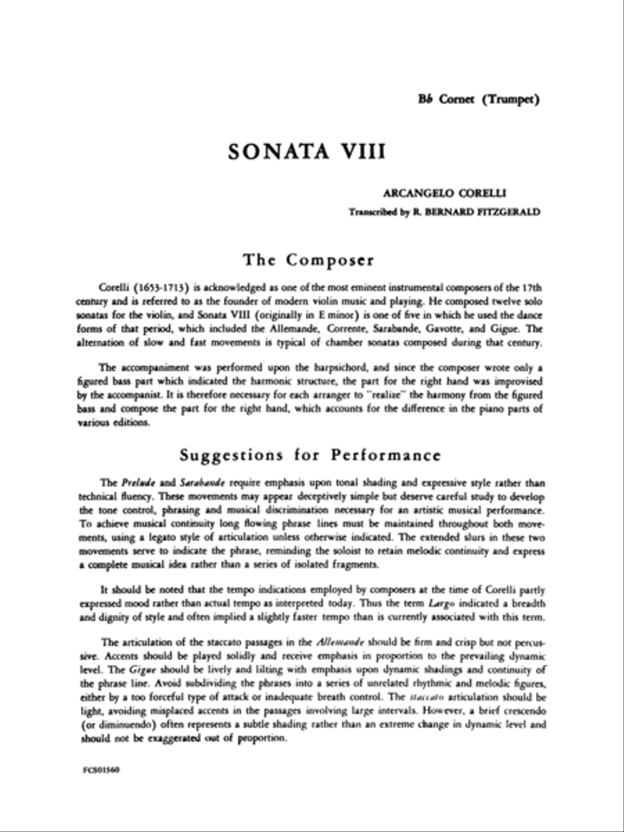 Sonata VIII Small Ensemble scores gallery preview page 5