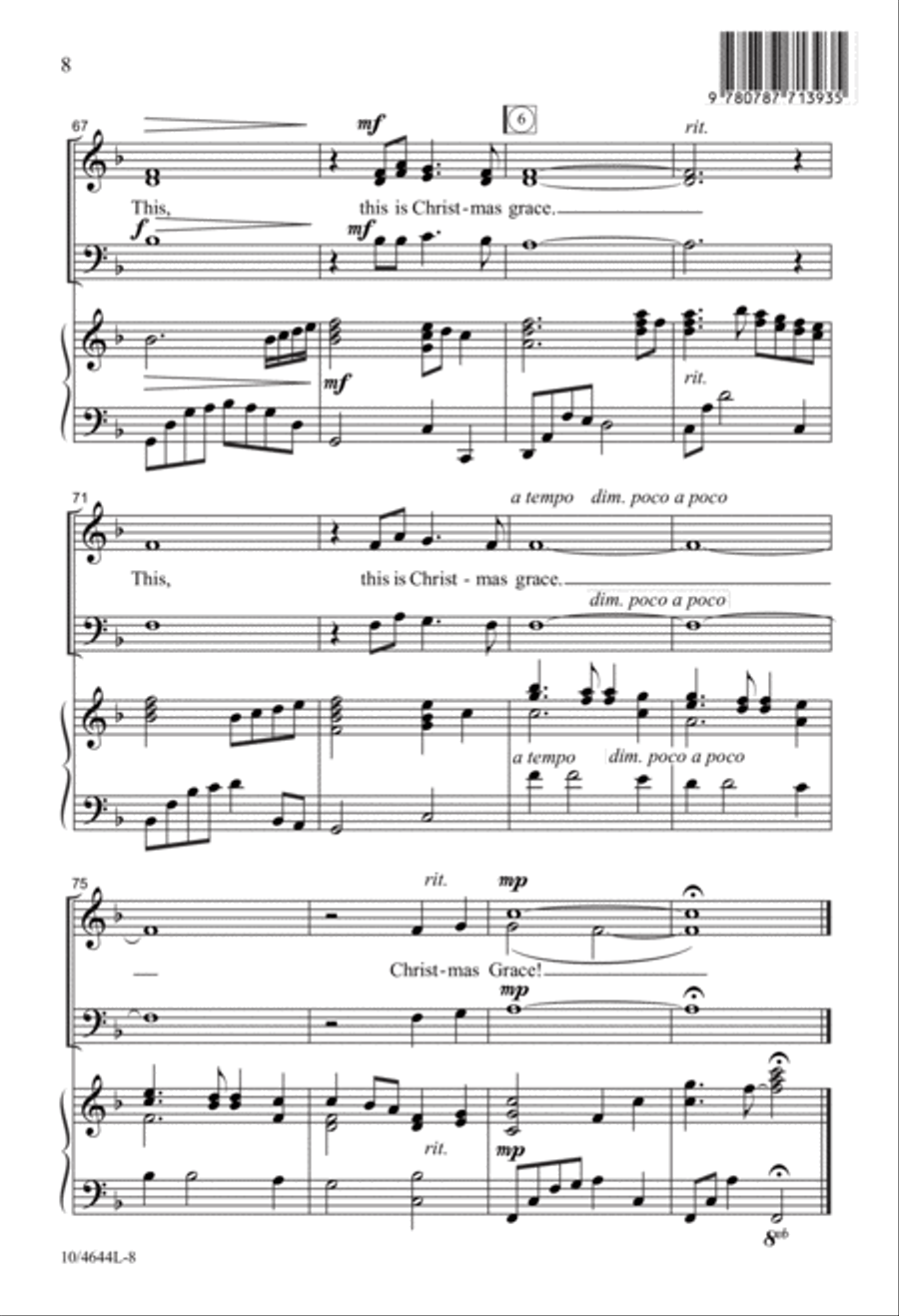 Christmas Grace Christmas Grace 3-Part scores gallery preview page 8
