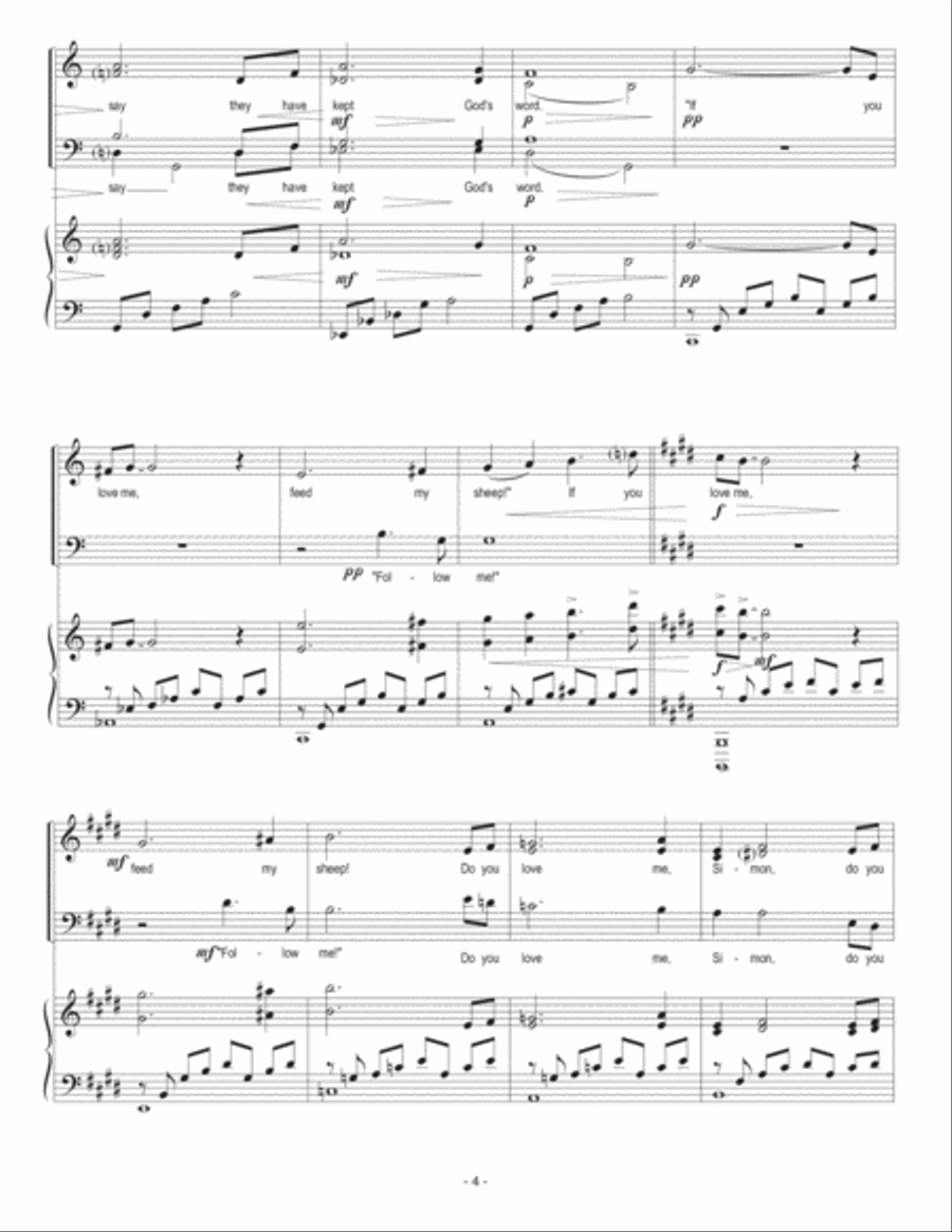 Follow Me Choir scores gallery preview page 4