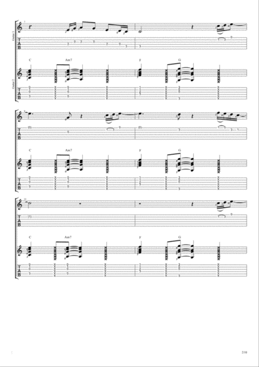 Thinking Out Loud Thinking Out Loud Electric Guitar scores gallery preview page 2
