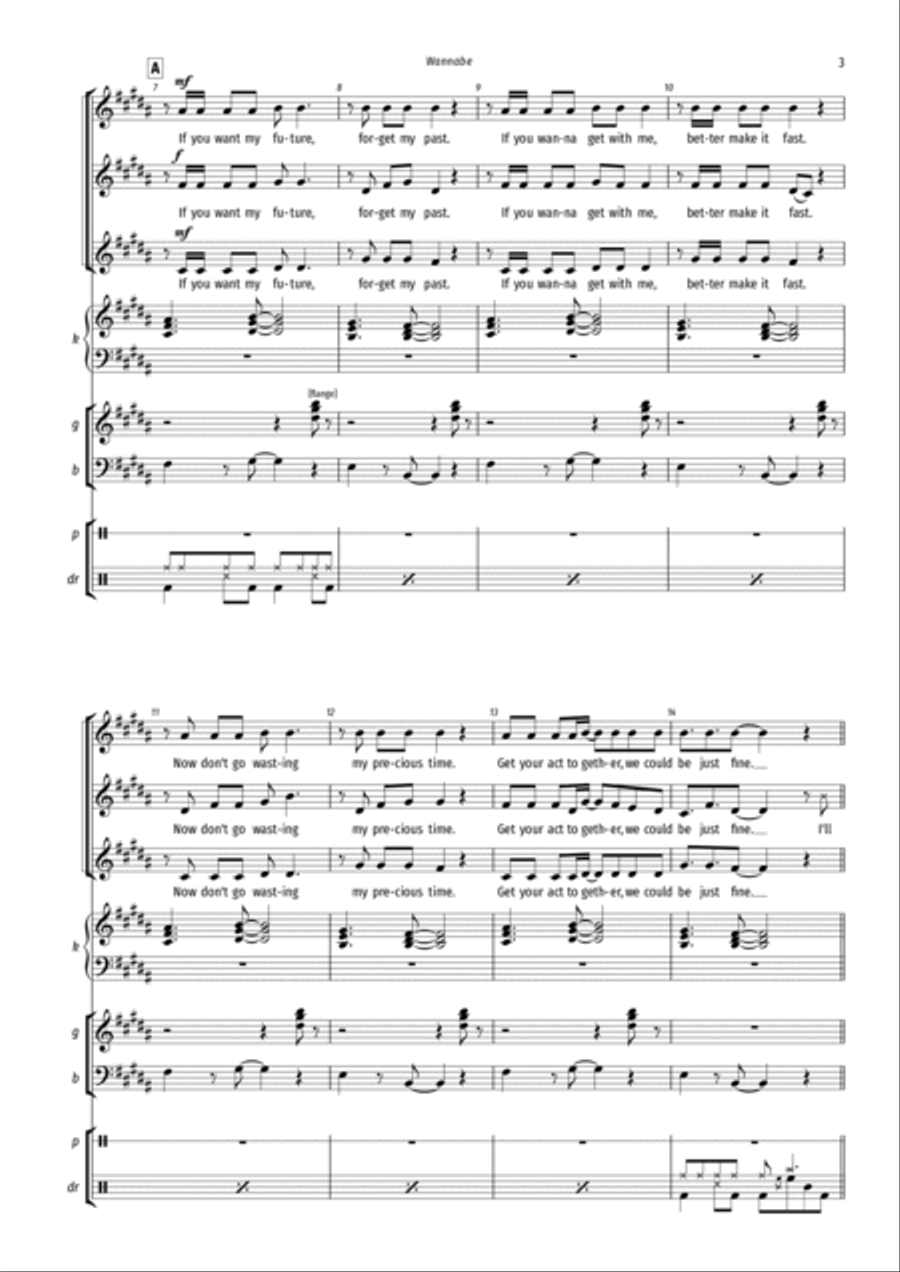 Wannabe Voice scores gallery preview page 3