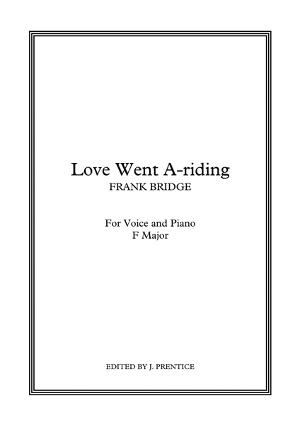 Love Went A-riding (F Major) image number null