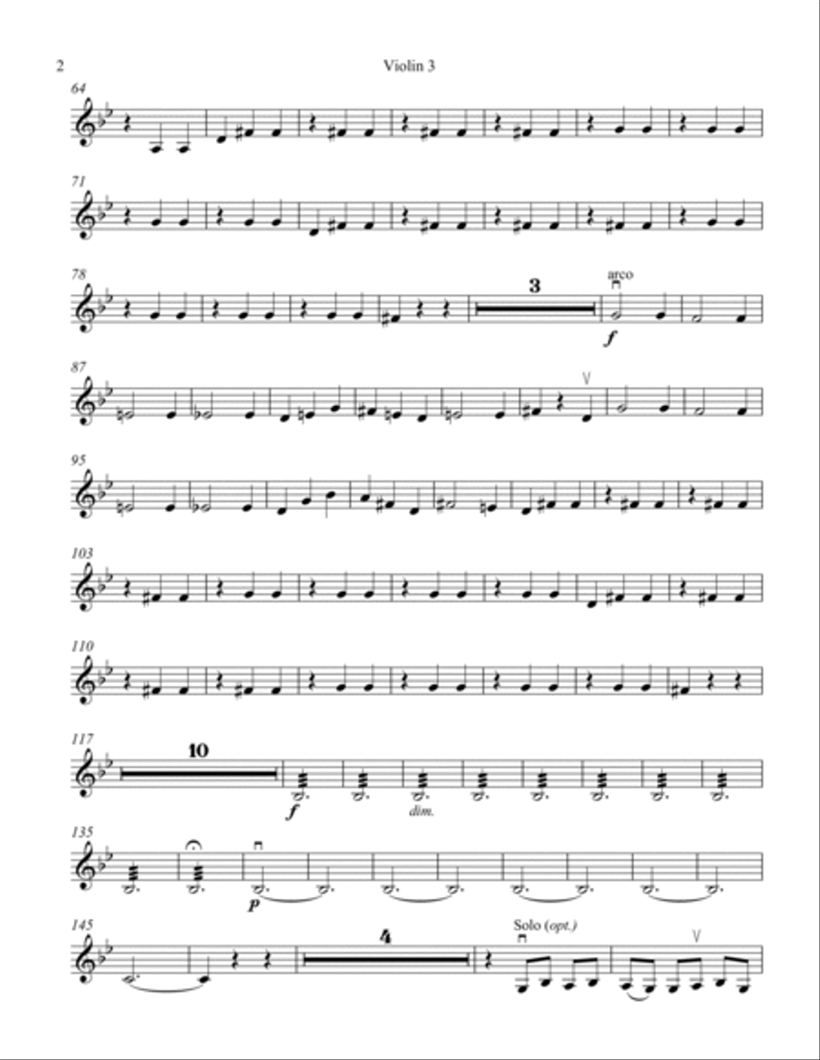 Danse Macabre Violin Solo scores gallery preview page 4