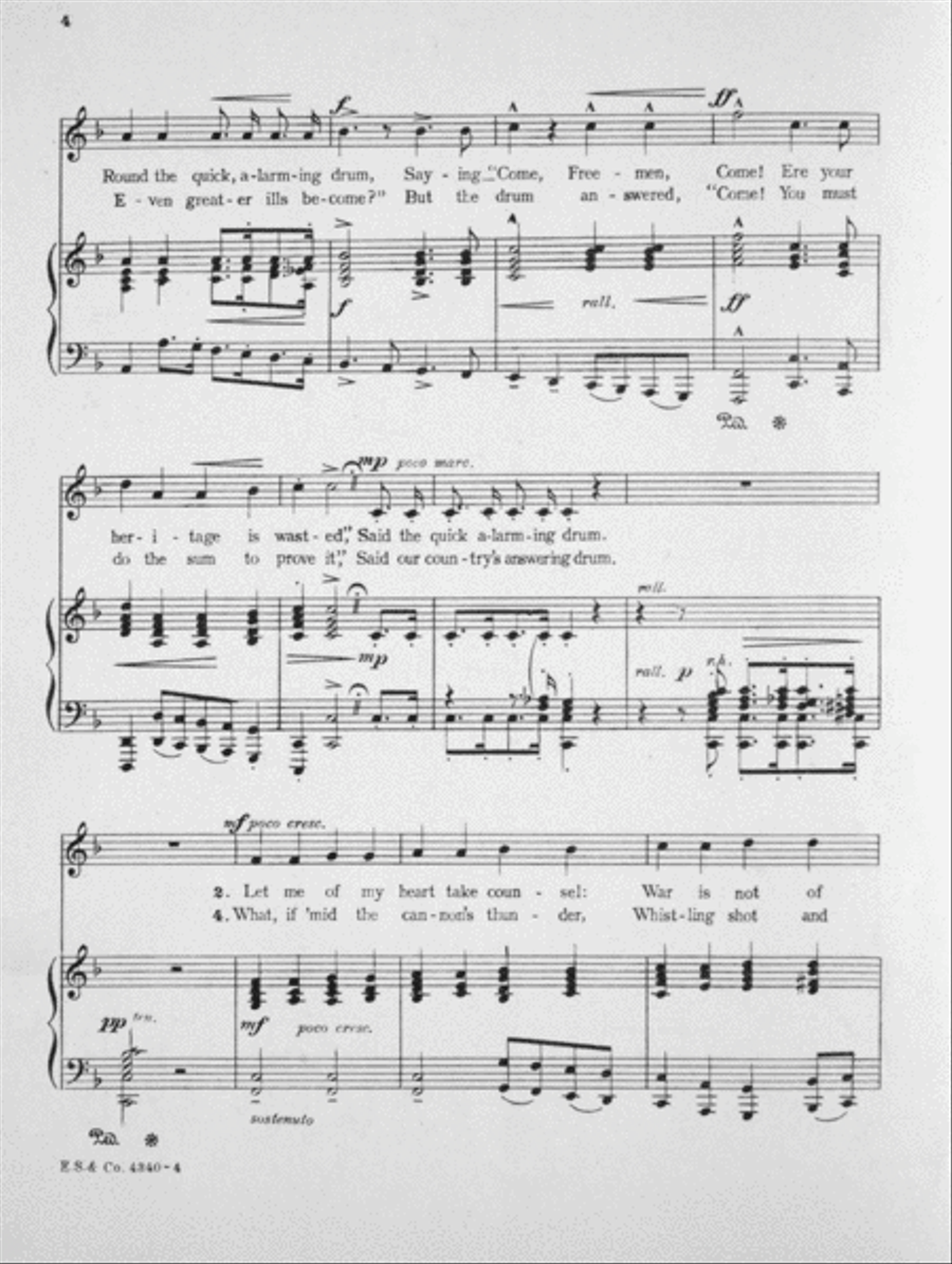 The Reveille. Song Voice scores gallery preview page 3