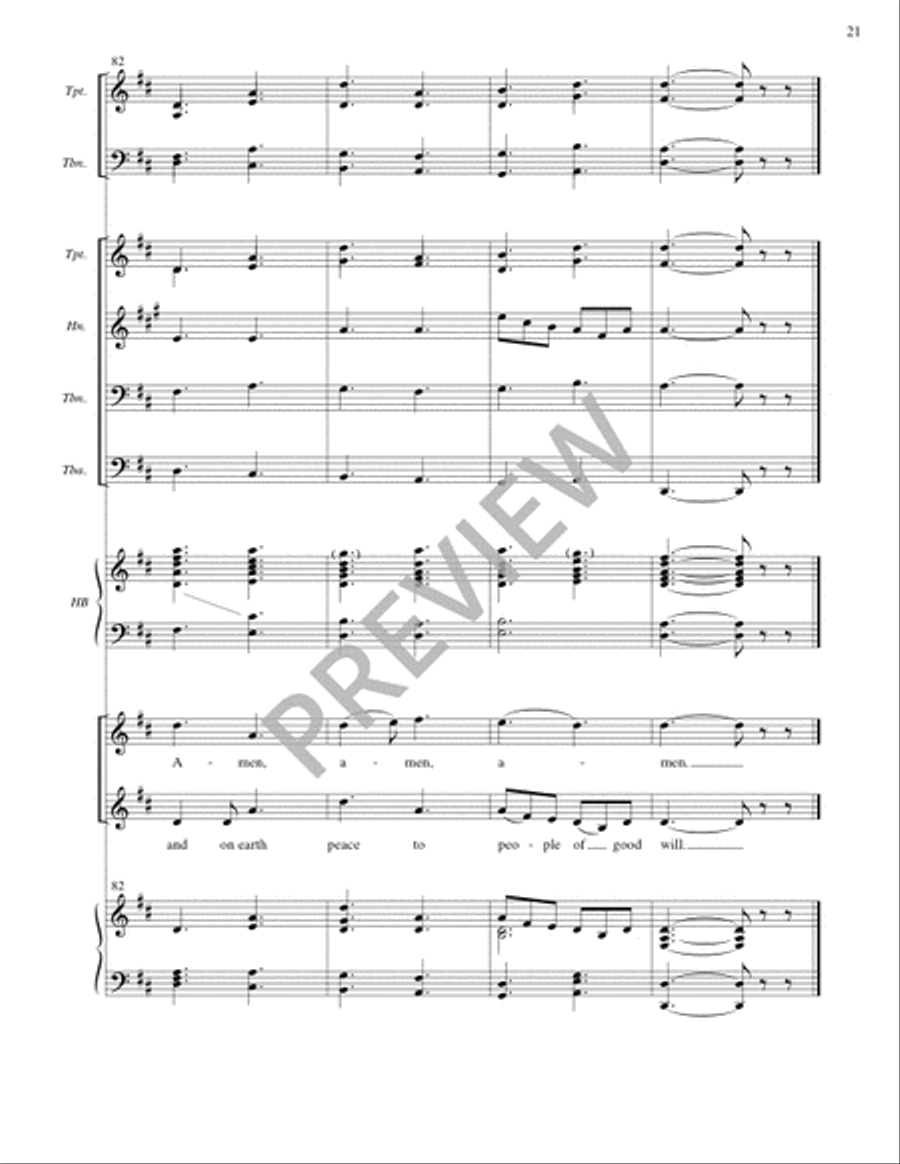 Missa Pacem (Full Score) Missa Pacem (Full Score) 4-Part scores gallery preview page 22