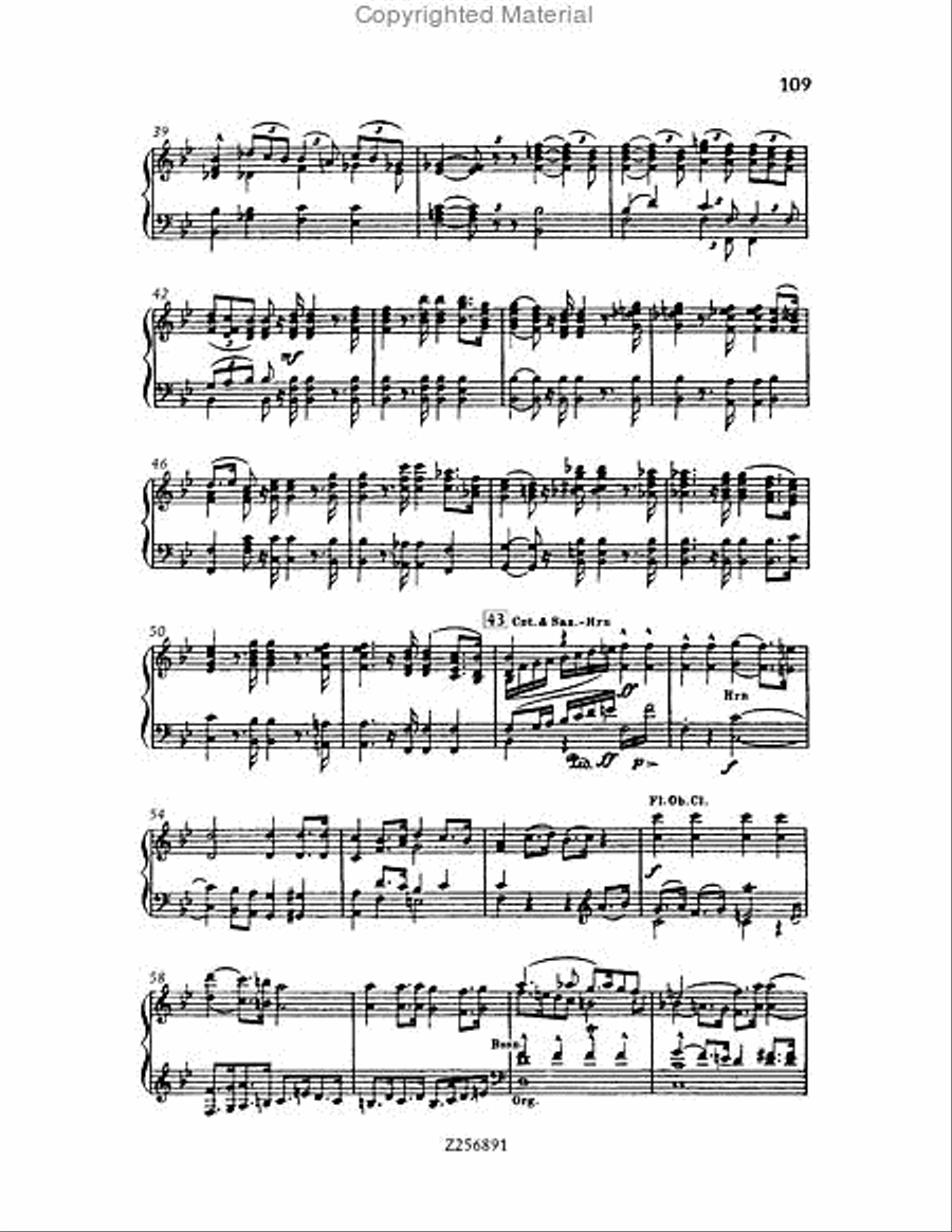 Te Deum, H 118 Choir scores gallery preview page 109