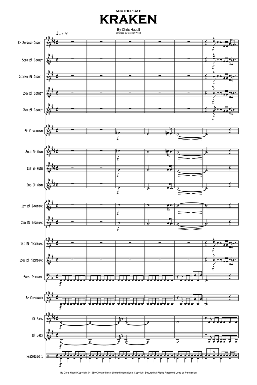 Kraken Brass Band scores gallery preview page 1