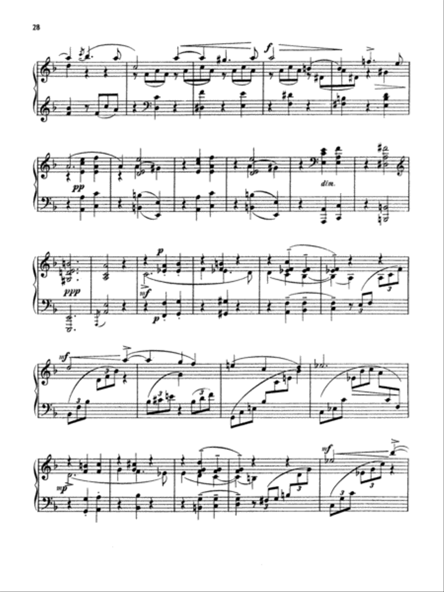 Arensky: Twenty-four Morceau Characteristiques, Op. 36 Piano Solo scores gallery preview page 2