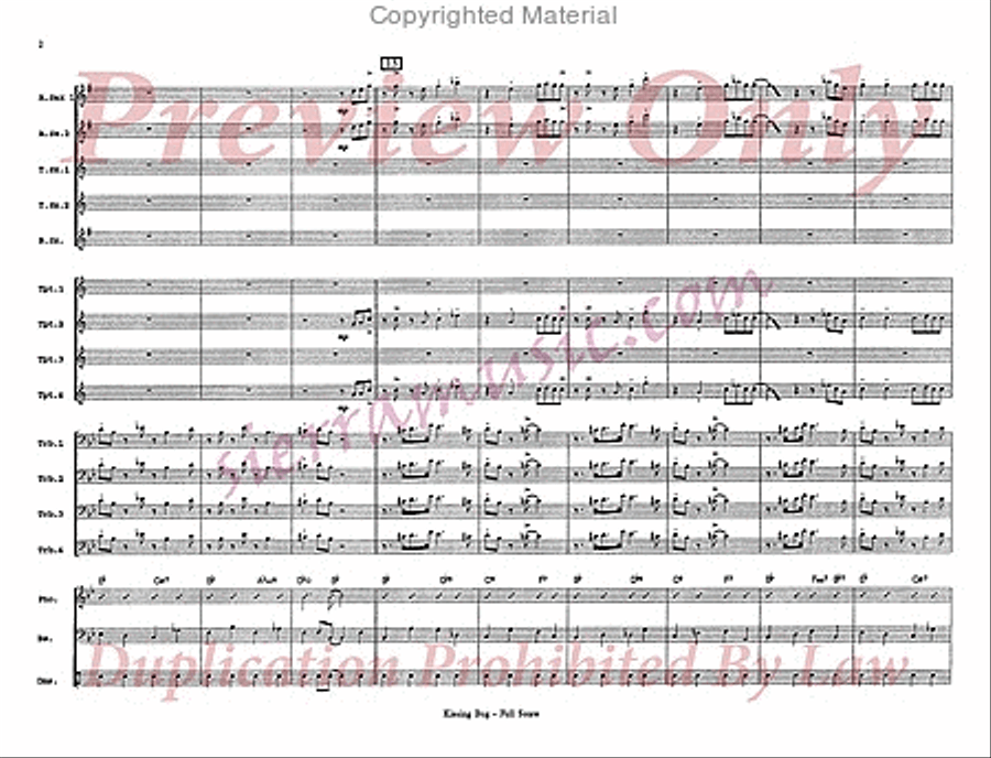 Kissing Bug Big Band scores gallery preview page 3
