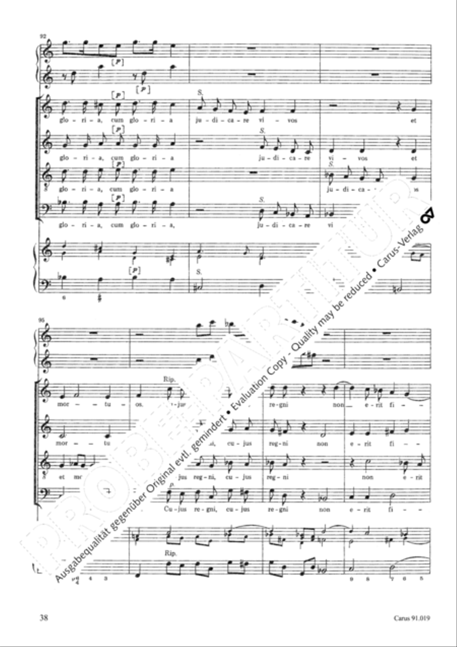 Non sine quare 4-Part scores gallery preview page 41