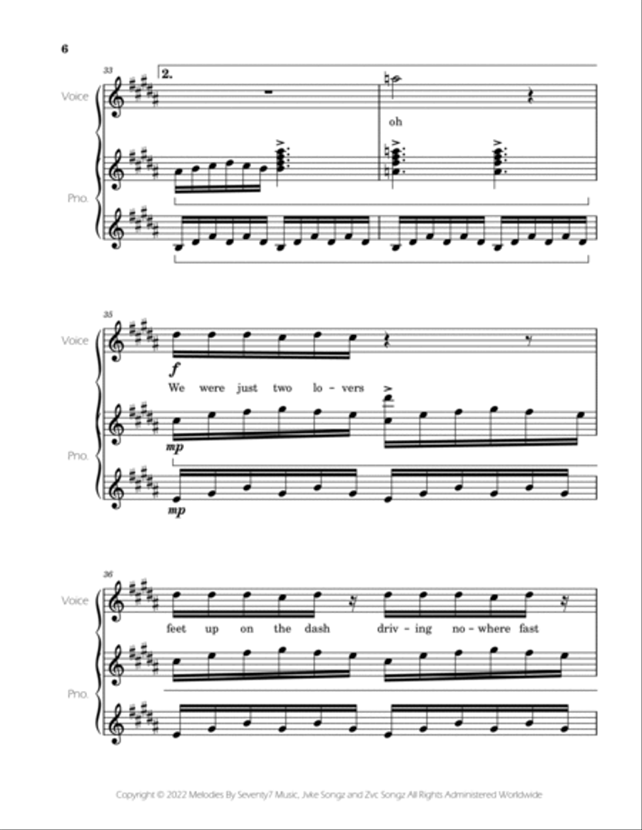 Golden Hour Voice scores gallery preview page 6