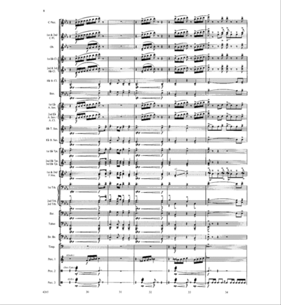 River of Life River of Life Concert Band scores gallery preview page 7