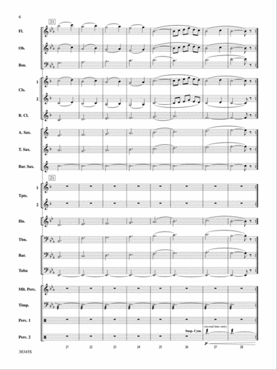 Grand Canyon Suite, Themes from: Score Concert Band scores gallery preview page 6