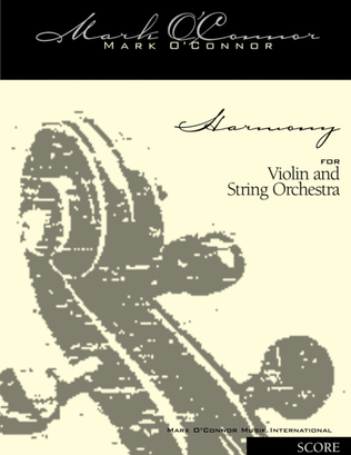 Book cover for Harmony (score – violin and string orchestra)