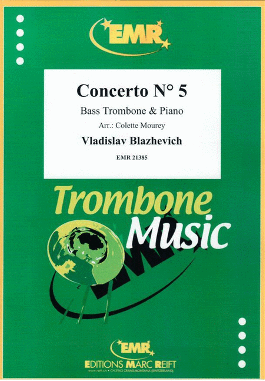 Concerto No. 5 Bass Trombone scores gallery preview page 1