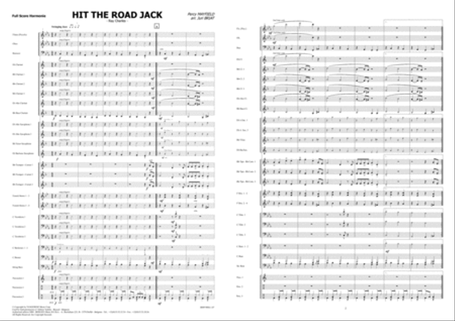 Hit The Road Jack Brass Band scores gallery preview page 2