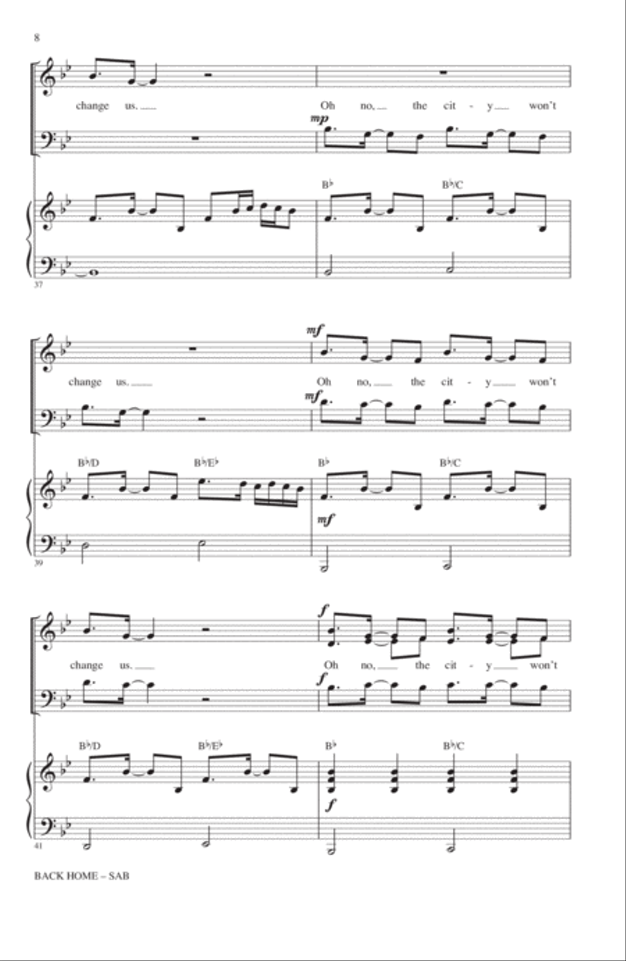 Back Home 3-Part scores gallery preview page 7