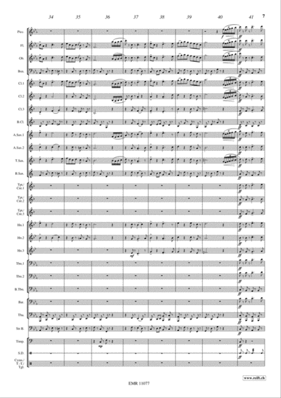 Epic March Concert Band scores gallery preview page 8