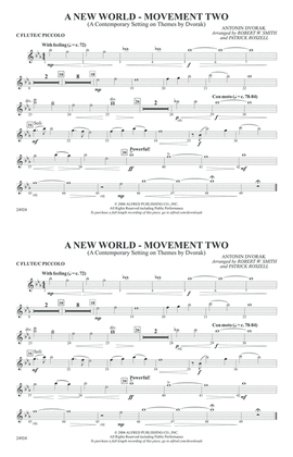 A New World---Movement Two: Flute