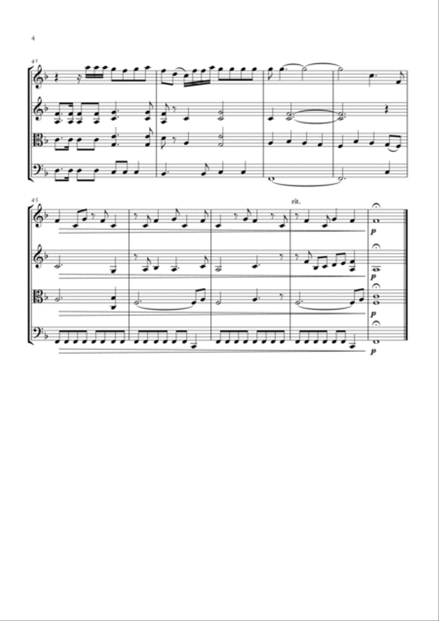 Everywhere String Quartet scores gallery preview page 4