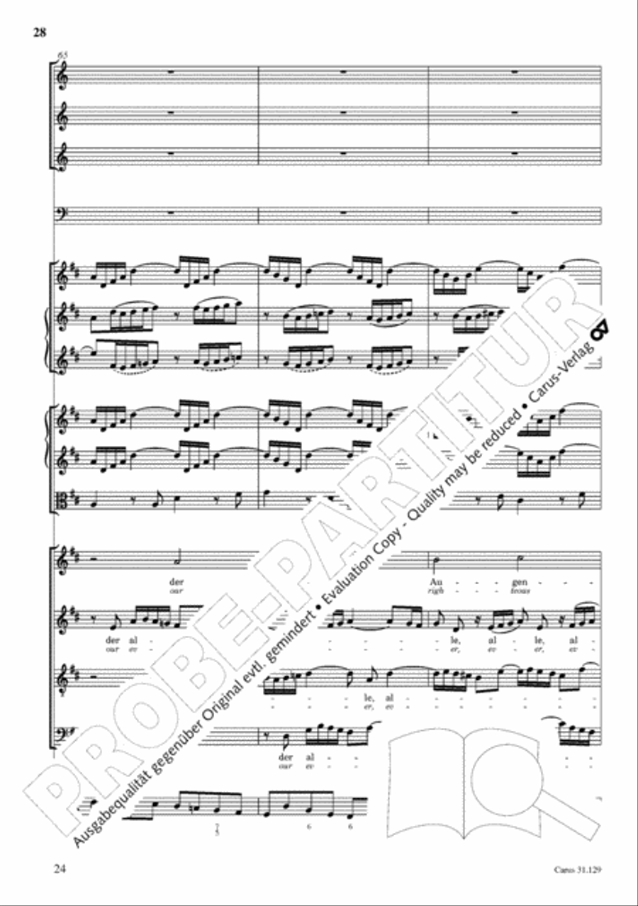 The Complete Sacred Vocal Works (Das geistliche Vokalwerk) Voice scores gallery preview page 29