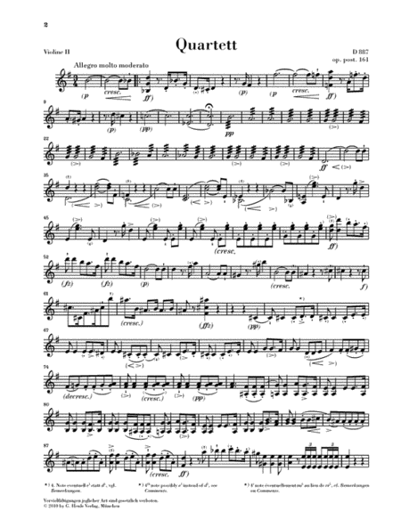 String Quartet in G Major, Op. post. 161 D 887