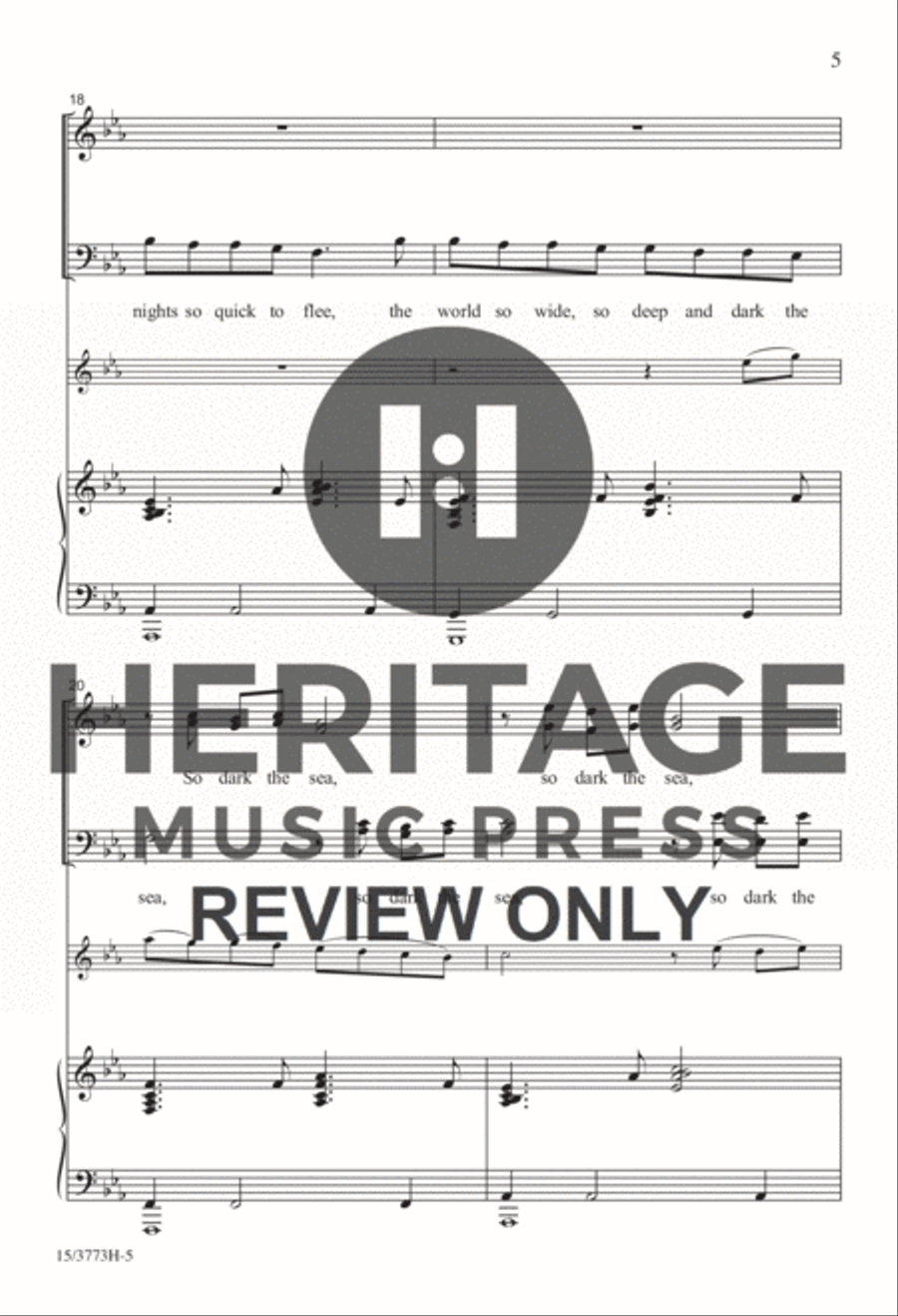 And None but Love 4-Part scores gallery preview page 5