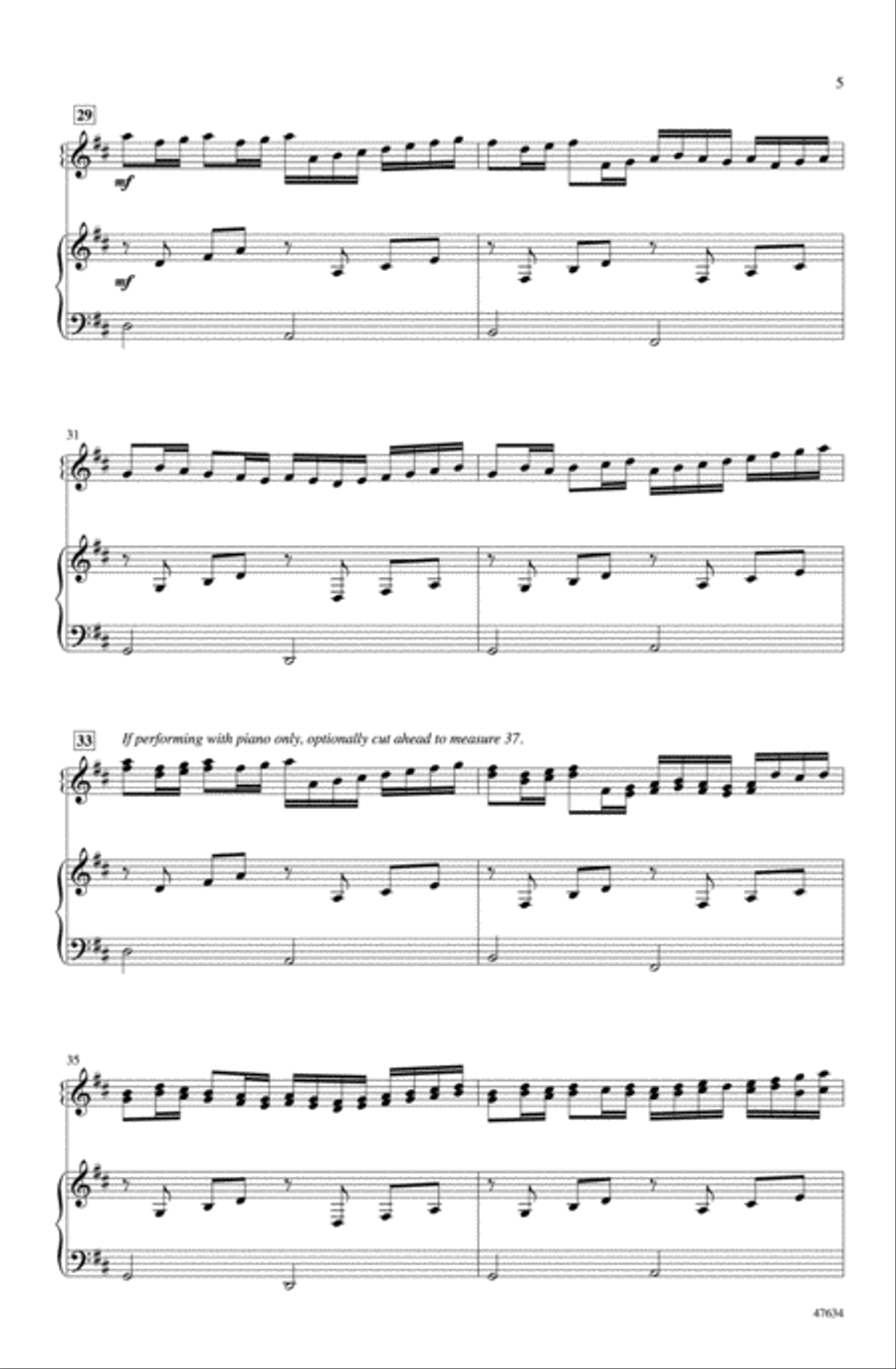 Christmas Canon Choir scores gallery preview page 3