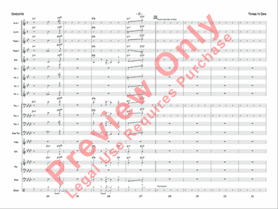 Things to Come Jazz Ensemble scores gallery preview page 20