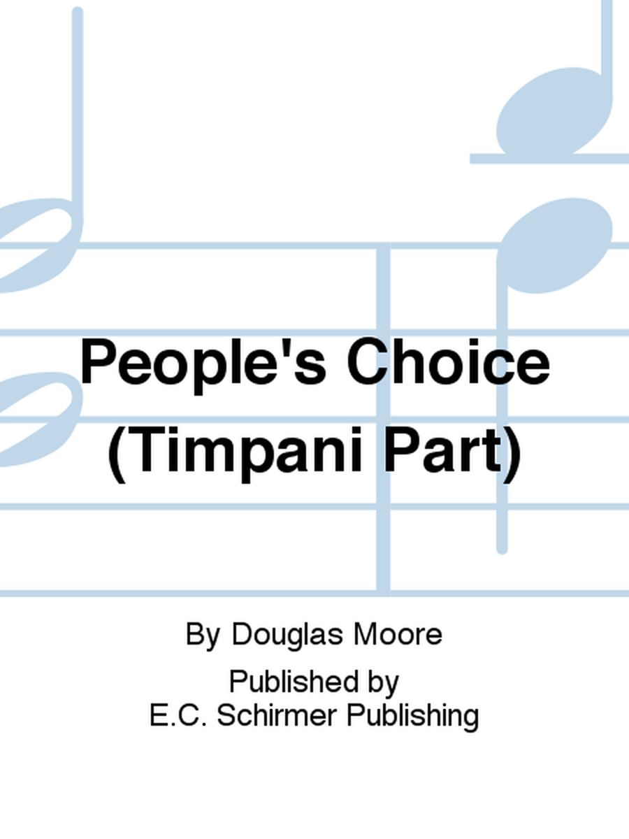 People's Choice (Timpani Part)