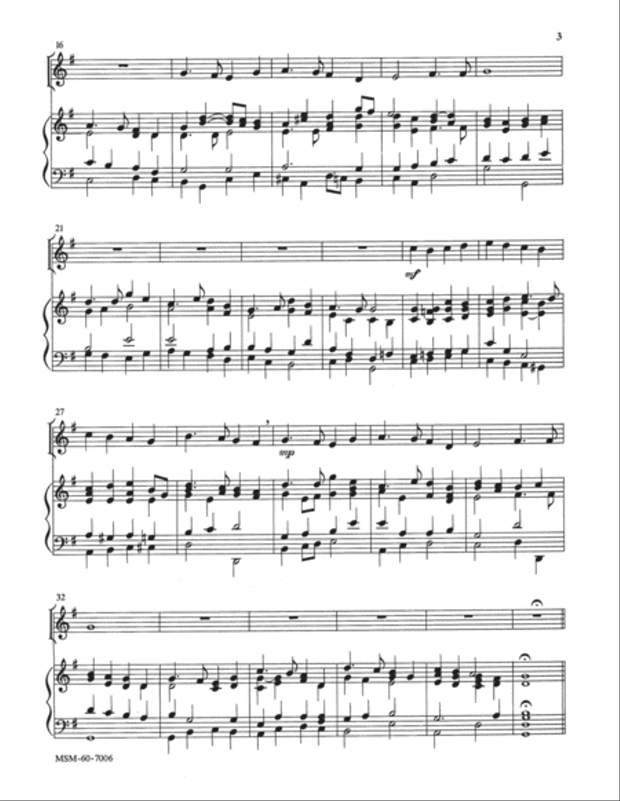 Go, My Children, with My Blessing God, Who Made the Earth and Heaven Choir scores gallery preview page 3
